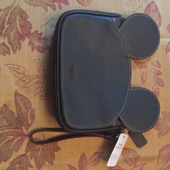 Limited edition Disney x coach Mickey Ear wristlet - Picture 2 of 5